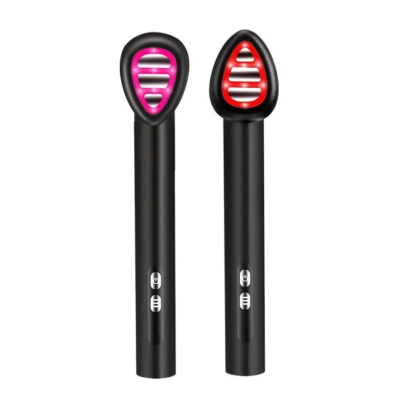 Portable EMS Micro‑Current Color Light Beauty Iron Lifting Massager Skin Tightening Eye Facial Skin Care Import Instrument