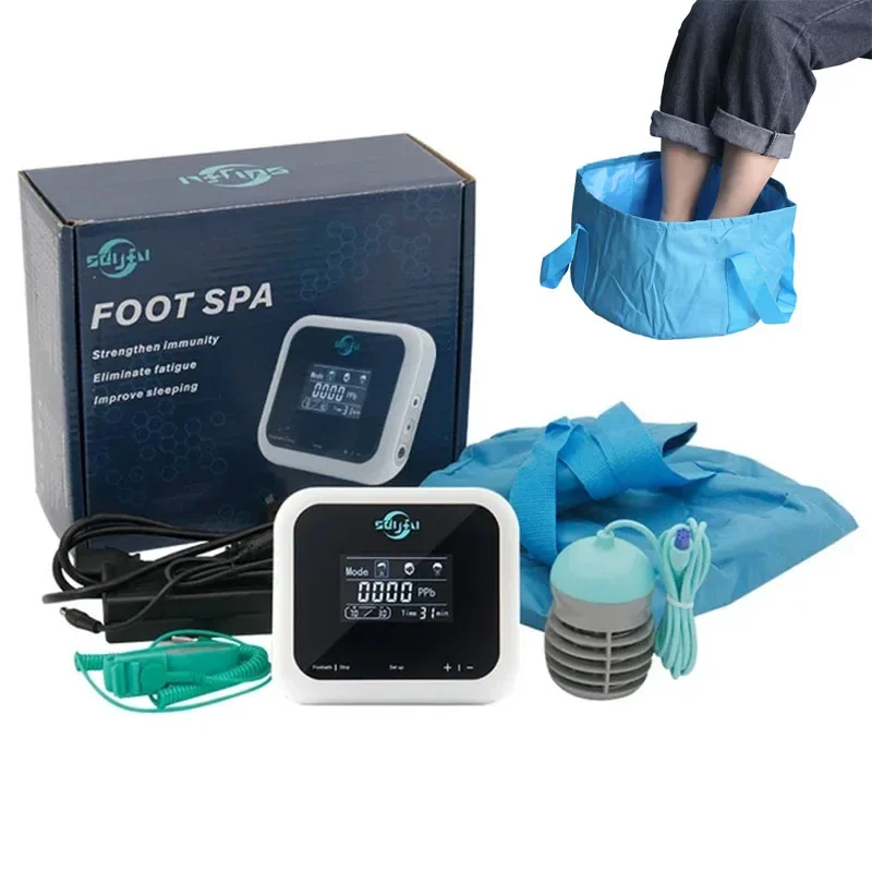 

Ionic Foot Bath Detox Machine Foot Spa Bath with Touch Display Strengthen Immunity Eliminate Fatigue Array AquaCell Ion Cleanse