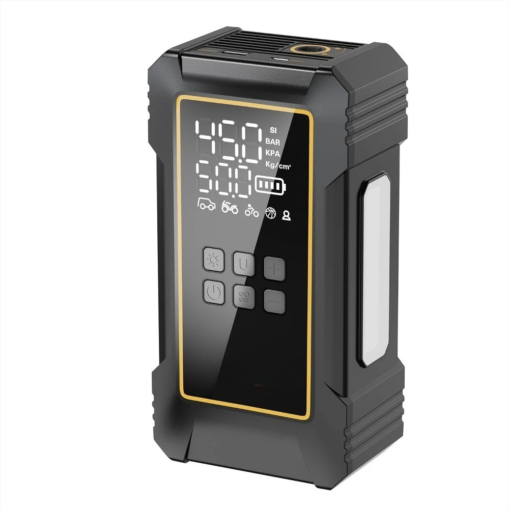 

US Shipping 12000mAh Heavy Duty Cordless Air Compressor Pump 150PSI Portable Tire Inflator for Car SUV Truck RV Digital