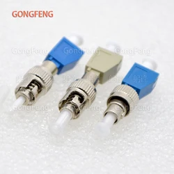 Hot Sell New Optical Fiber Connector (FC )ST Male to LC Female Connector Single- Multi Mode Optical Fiber Adapter Coupler Flange
