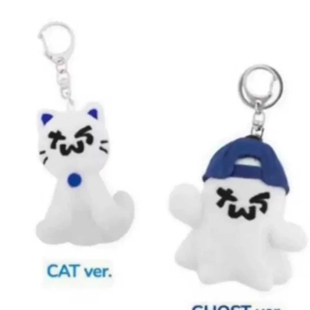 Kpop TWS Ghost Cat Plush Keyring SHINYU DOHOON YOUNGJAE HANJIN
