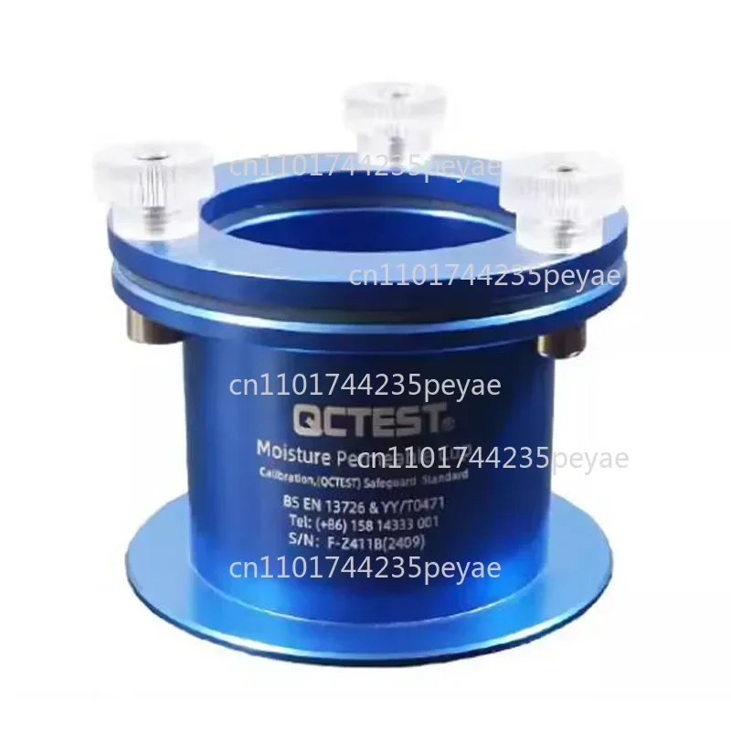 Breathable film dressing, breathable cup, water vapor permeability tester