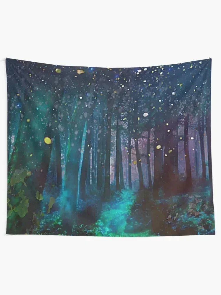 Firefly Forest Tapestry Things To The Room Wall Decoration Aesthetic Room Decorations Decorative Wall Mural Tapestry