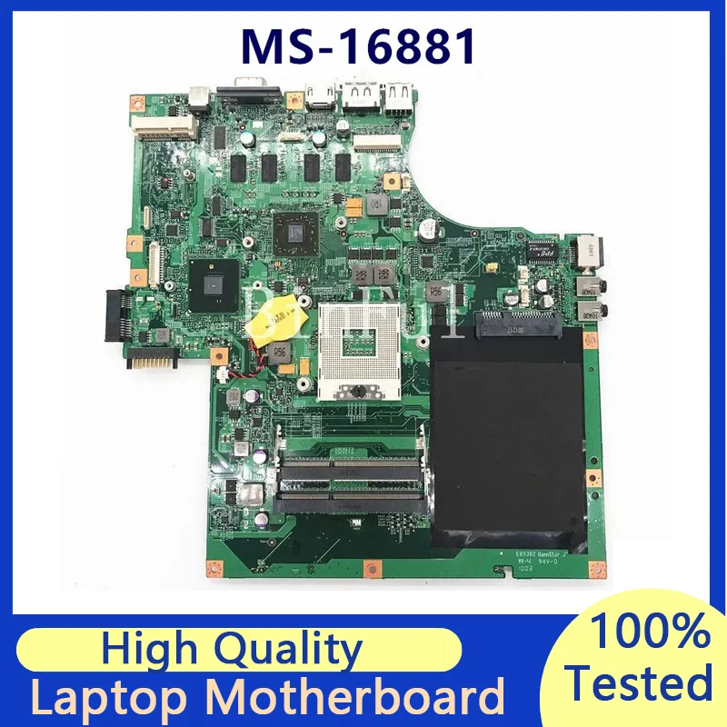 

Mainboard For MSI MS-16881 Laptop Motherboard SLGZS HM55 DDR3 216-0774009 100% Full Tested Working Well