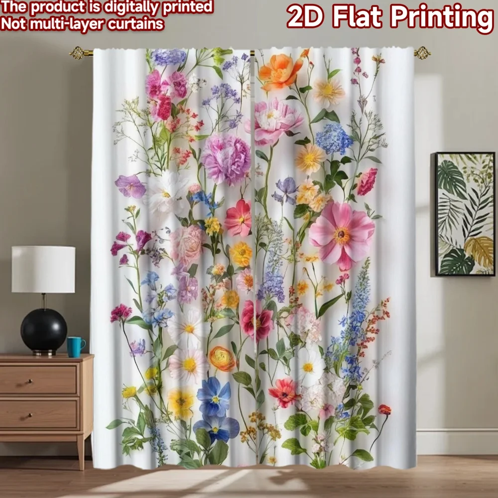 

1pc 2D flat Photography Backdrop Photography Backdrop Colorful Bloom Arrangement 100% Polyester Holiday Decorations Perfect for