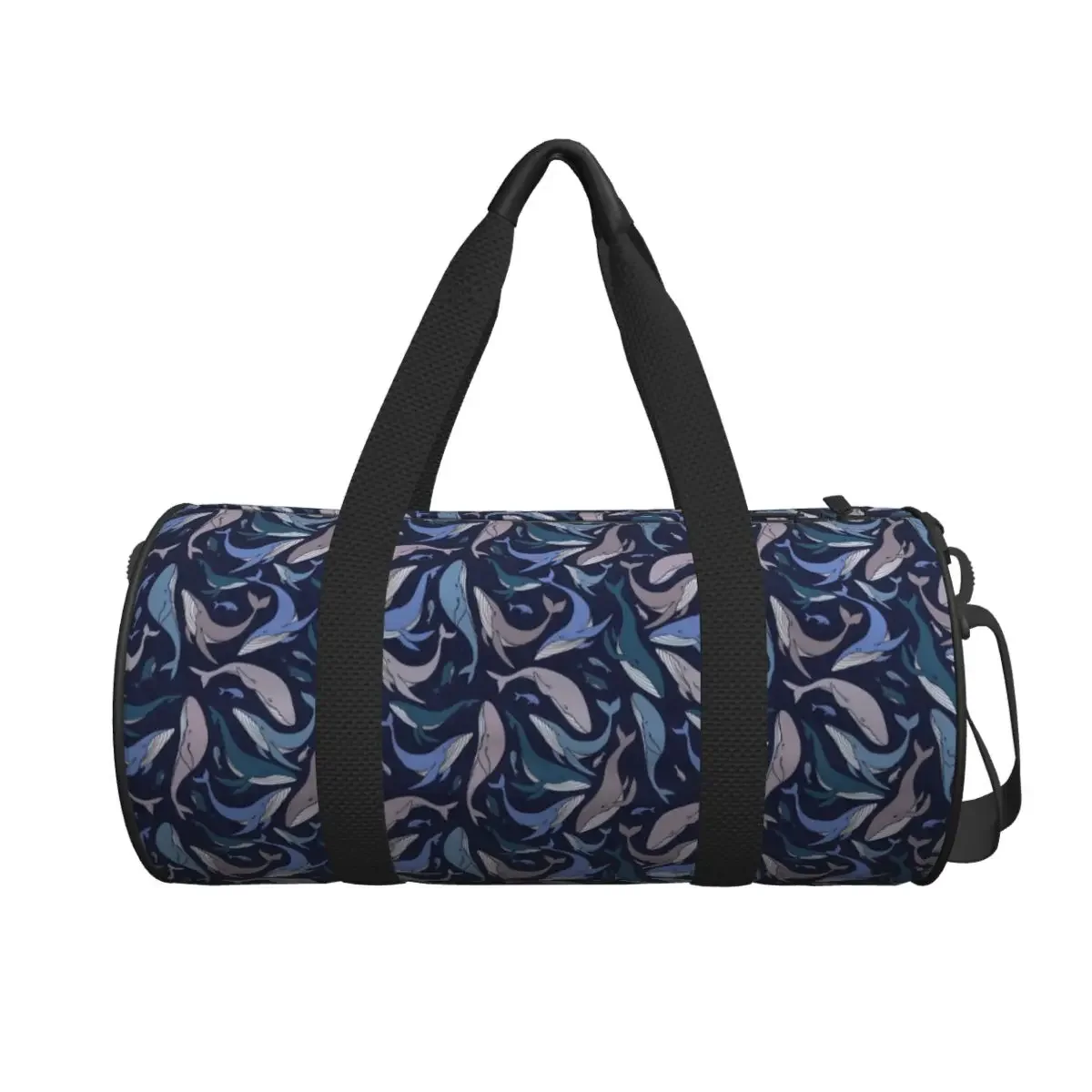 

School Of Whales Large Duffle Gym Bag Waterproof Duffle Travel Bags Handbags Fitness bag
