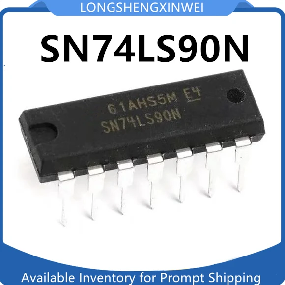 1 قطعة جديد الأصلي SN74LS90N 74LS90 الإدراج المباشر DIP-14 رقاقة العداد العشري #1