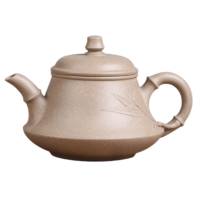 Deyuanchang Yixing Purple Clay Teapot, Pure Handmade Raw Ore, Green Section Jade Hat Tea Set, High Skilled Worker Wu