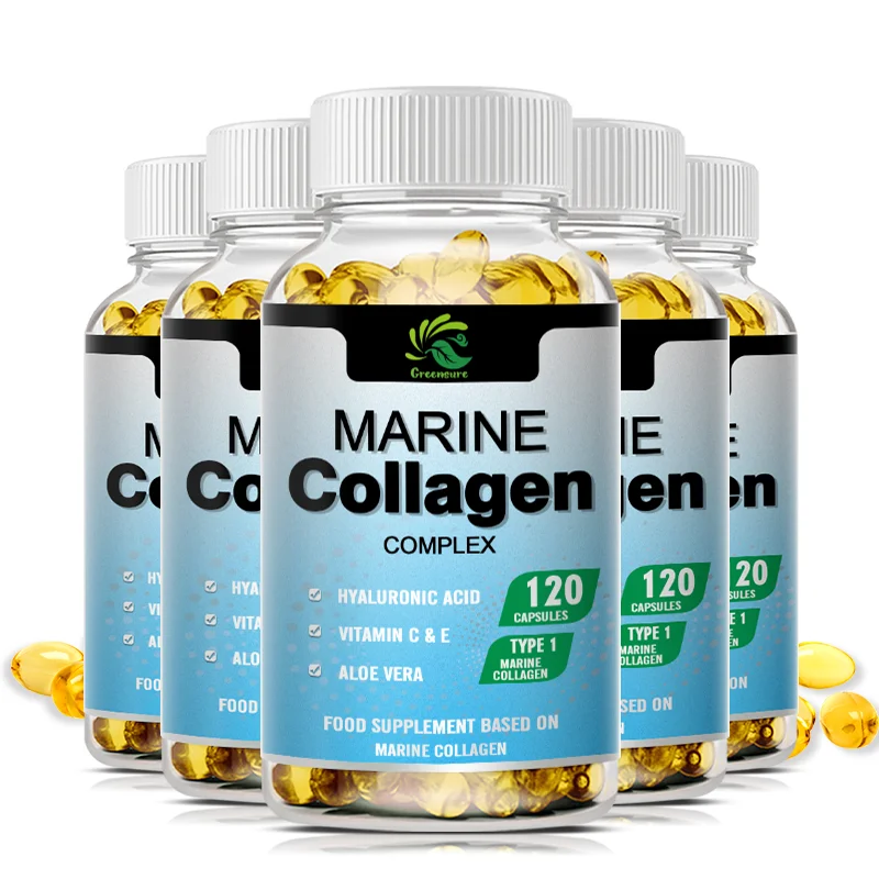 Greensure Marine Collagen - Fish Collagen Supplements for Women, Great for Hair, Skin, Nails, Joints & Bones