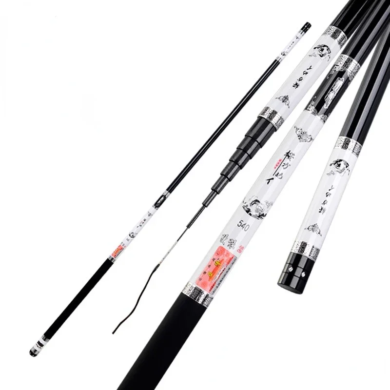 

Full Size High Carbon Fiber Telescopic Power Hand Pole Fishing Rod 2.7M/3.3M/3.6M/3.9M/4.5M/5.4M/6.3M/7.2M/8M/9M/10M Stream Rod