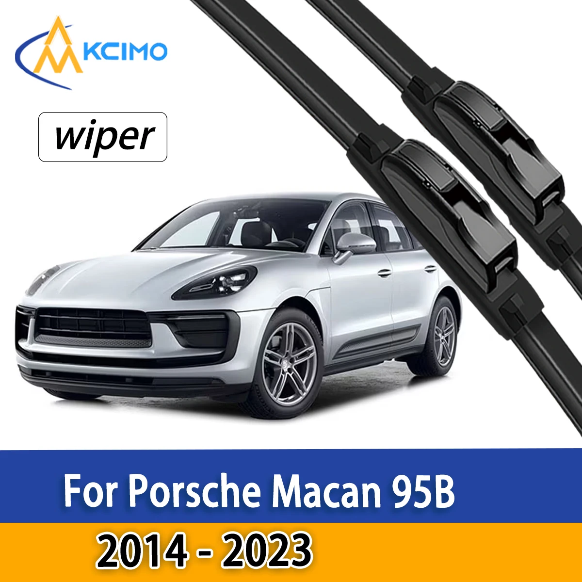 

High Quality Front Windshield Wiper Blades For Porsche Macan 95B 2014 - 2023 Auto Replacement Parts Windscreen Wipe