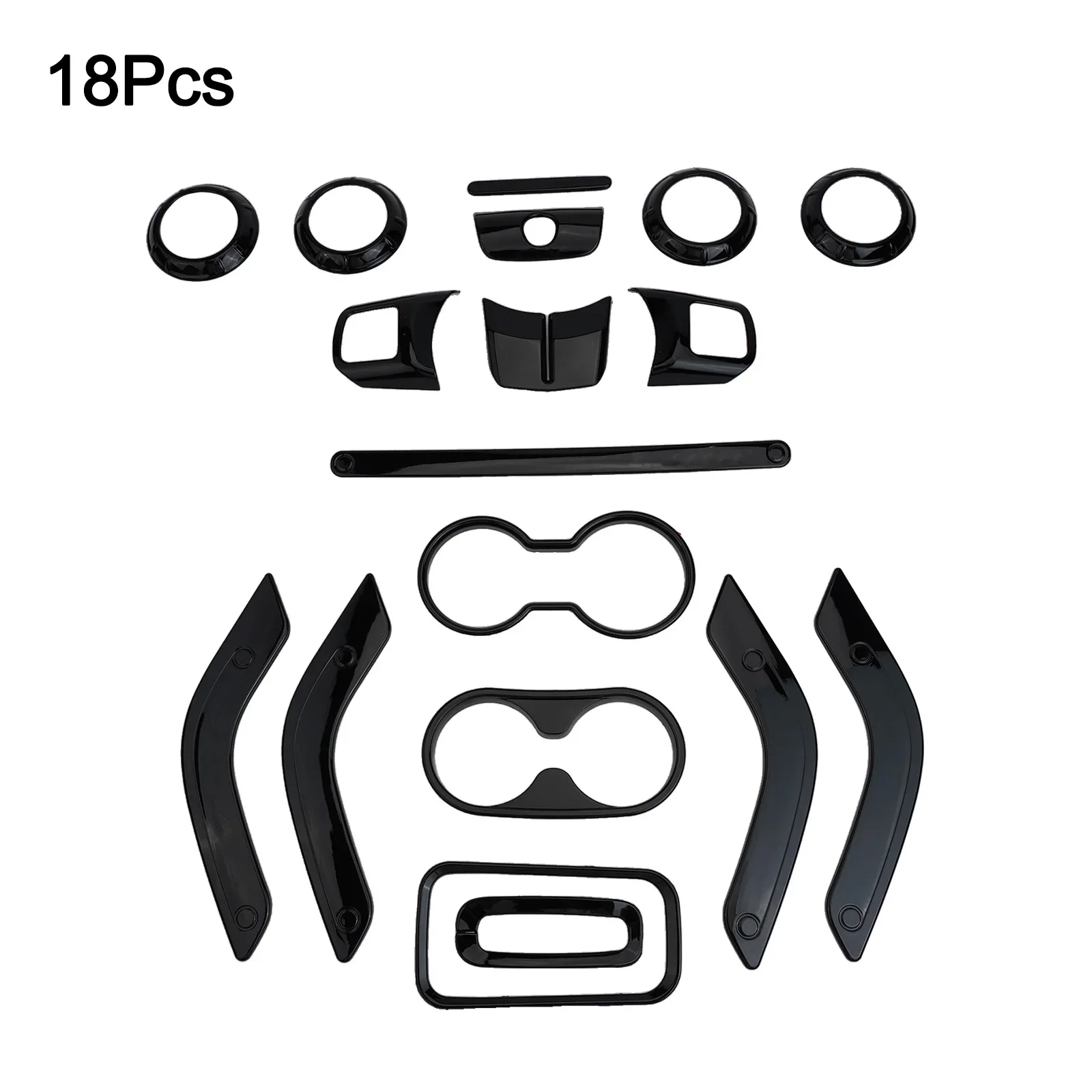 Car Interior Enhancement Trim Kits For Jeep Long-lasting Perfect Fit Precisely Cut And Measured Enhanced Aesthetics