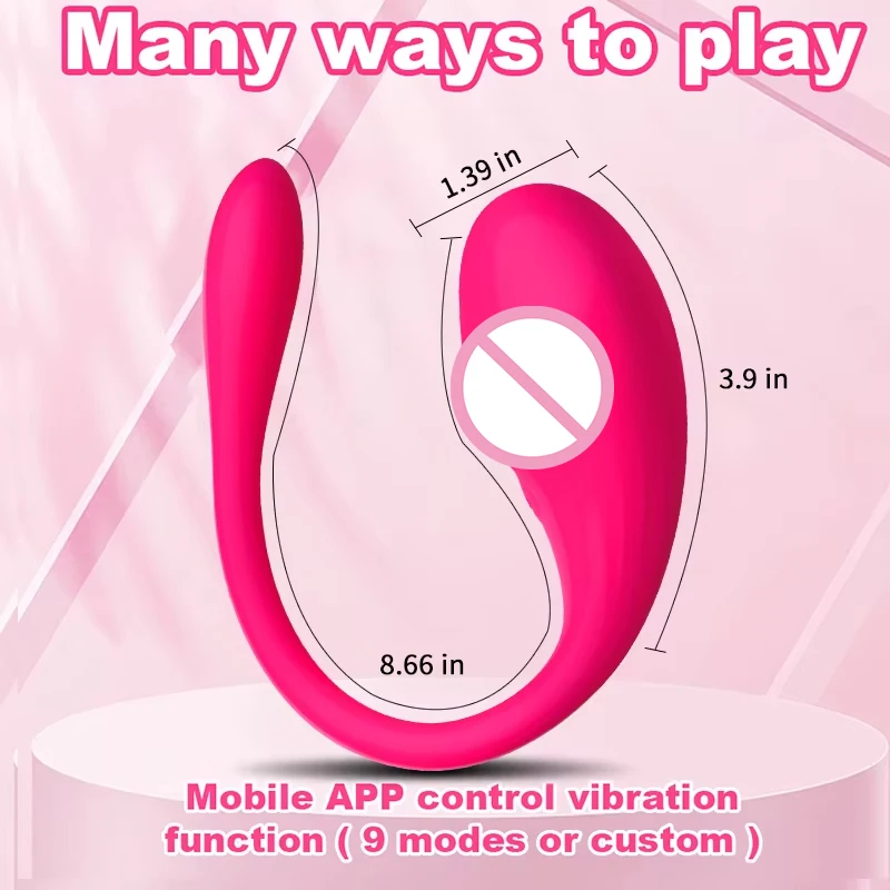 Aplikasi nirkabel telur bergetar untuk wanita Stimulator klitoris dapat dipakai G Spot Vibrator cinta telur Masturbator Wanita mainan seks dewasa 18 +