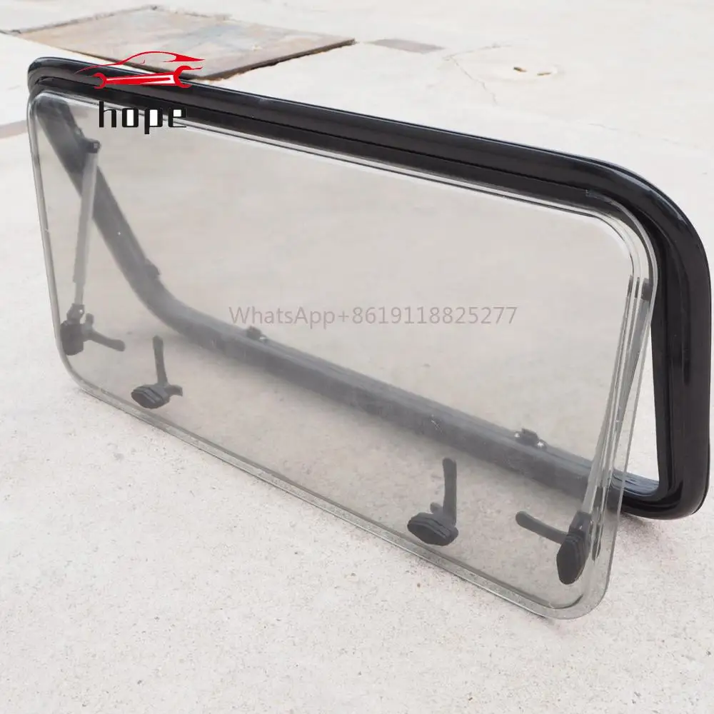 800*450mm RV Extrapolated Window, Round corner, acrylic window  RV & travel trailer emergency exit window