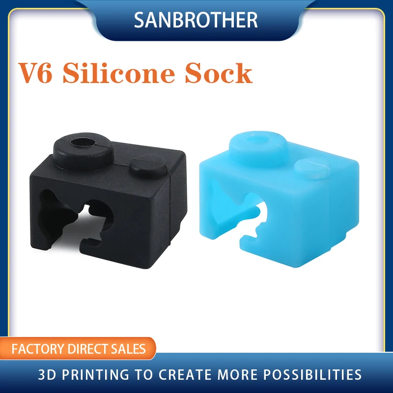 Für V6/MK7 MK8 MK9/MK10/Volnaco Silikon Socken Heizung Block Hotend Protector Isolierung Abdeckung Für 3D drucker Heißer Ende Wärme Block