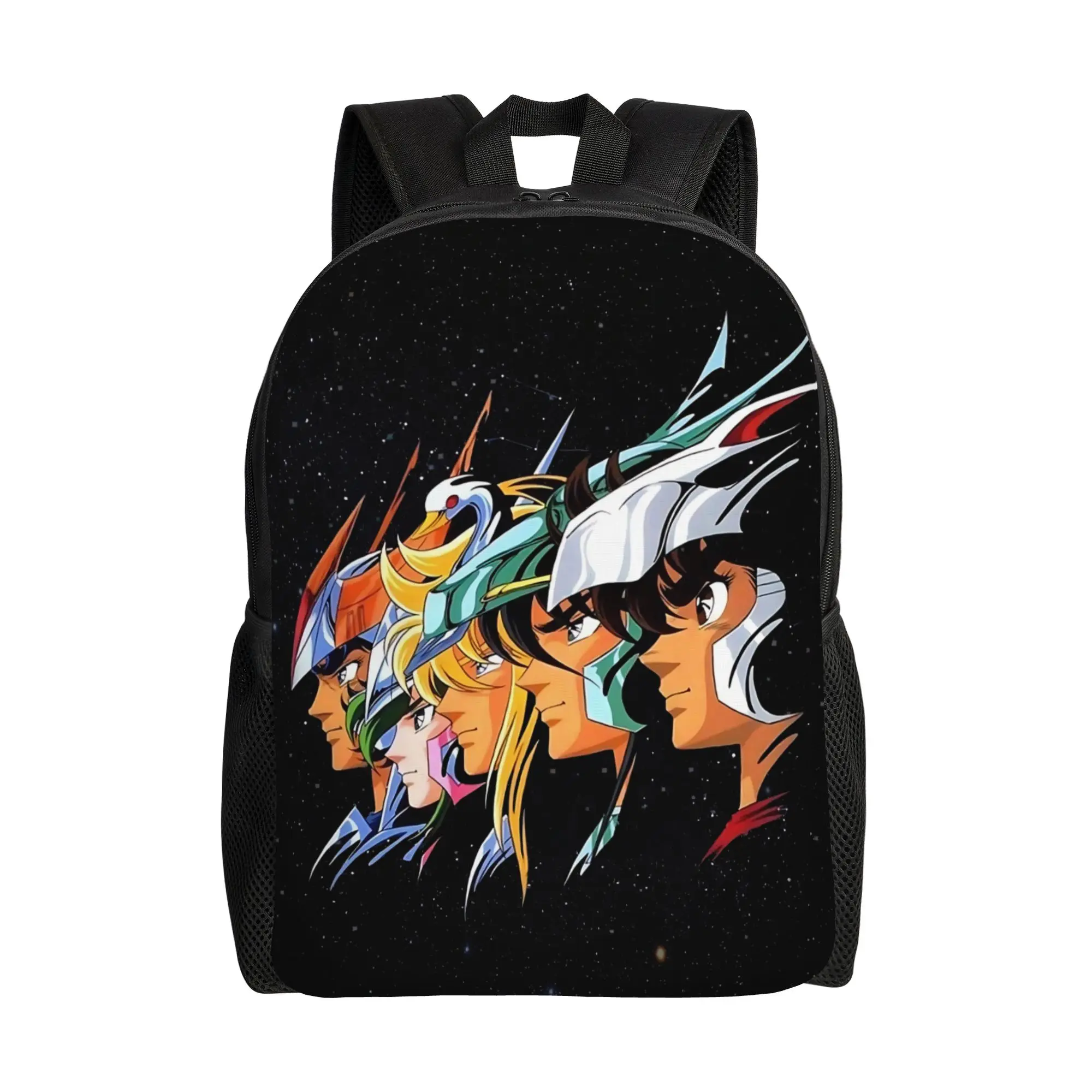Mochila Bandai Saint Seiya, Bolso Ita, Mochila de Doble Uso, Resistente, para el Trabajo, con Correa para el Hombro