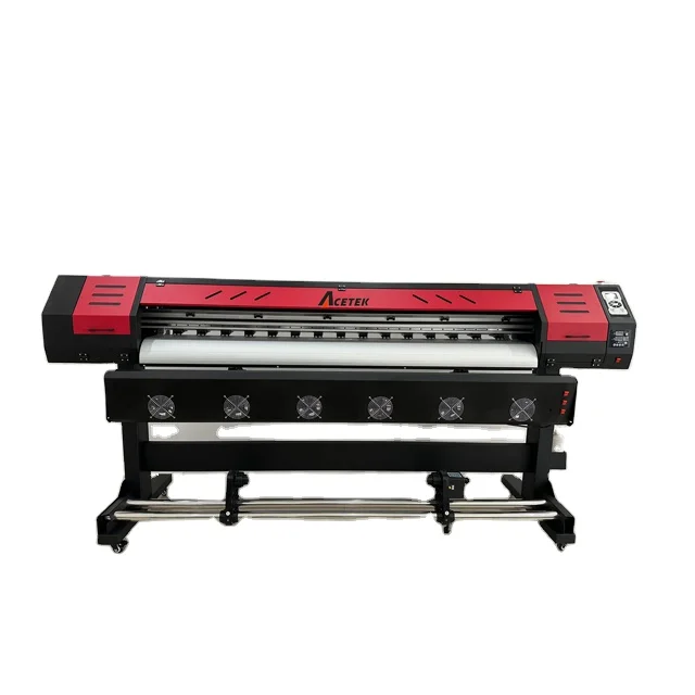 Wide Large Format Printer 24 Inch 1.6m 1.8m I3200 Xp600 Eco Solvent Printer Machine 2pcs I3200 Head Inkjet Printers Price