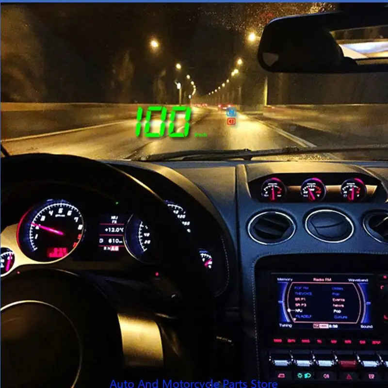 P9FD HUD CAR SUV لرأس عداد السرعة لعرض السرعة الرقمية