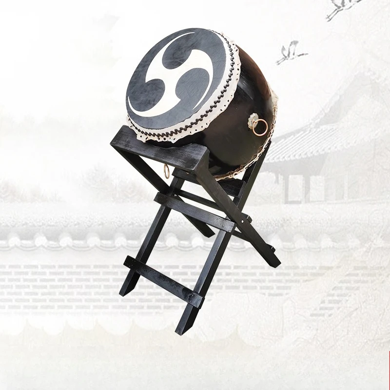 

Hooqu Japanese Traditional Folk War Drums Taigong with Stand-alone Drum Performance