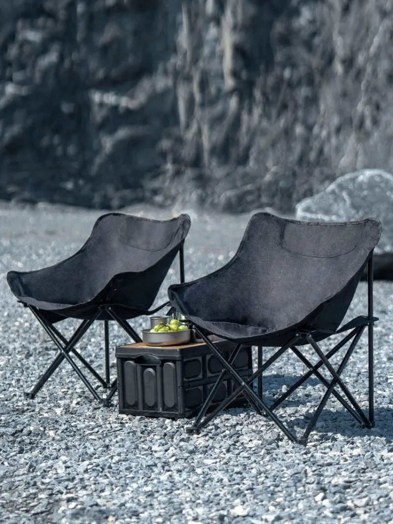 Youzhiren Outdoor Folding Camping Chair Ultra Light Portable Moon Kermit Butterfly Fishing Chair Stool