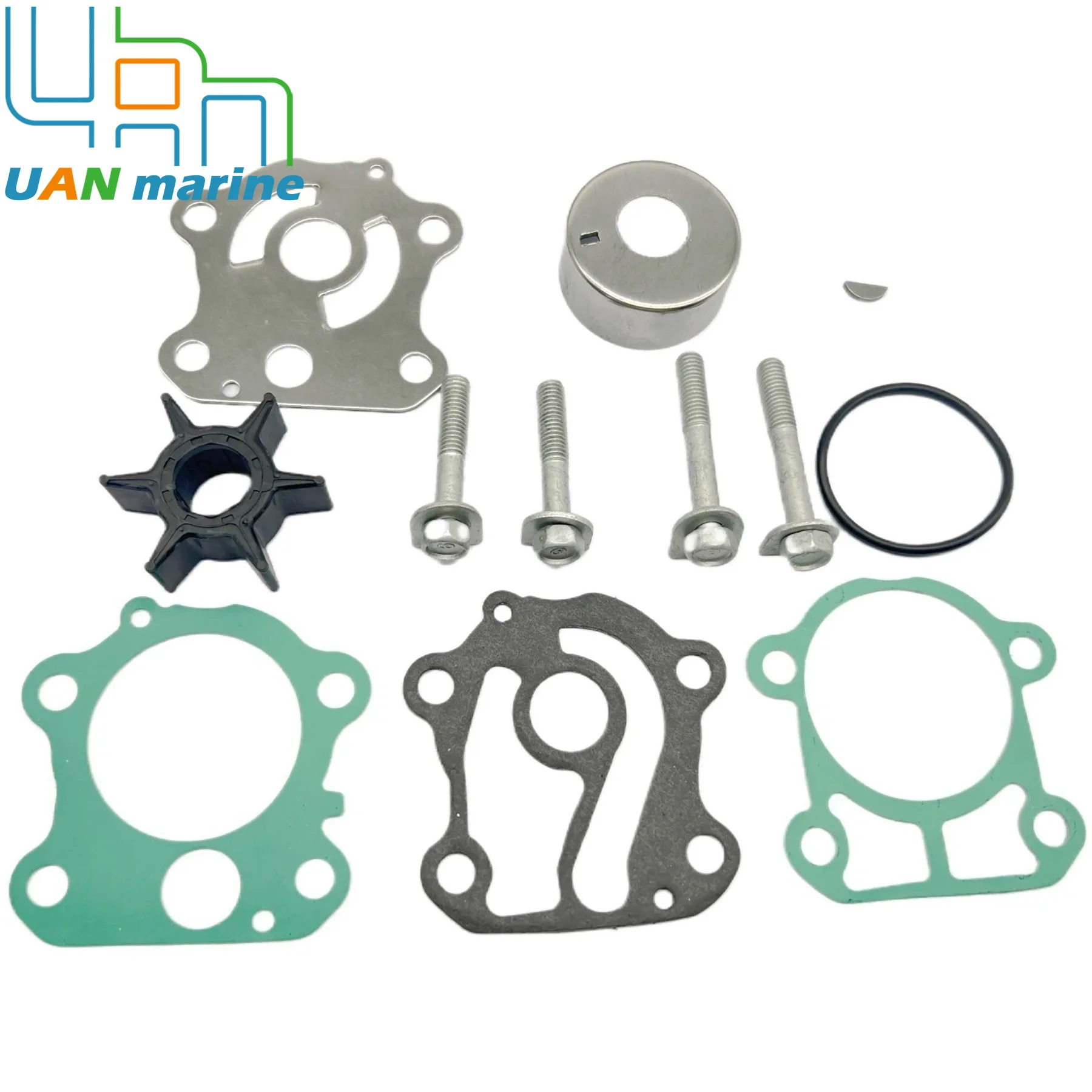6H3-W0078 Boat Water Pump Impeller Kit for Yamaha Outboard 4-Stroke 50 60 HP Engine Replaces 6H3-W0078-00/A0/01/02 18-3465