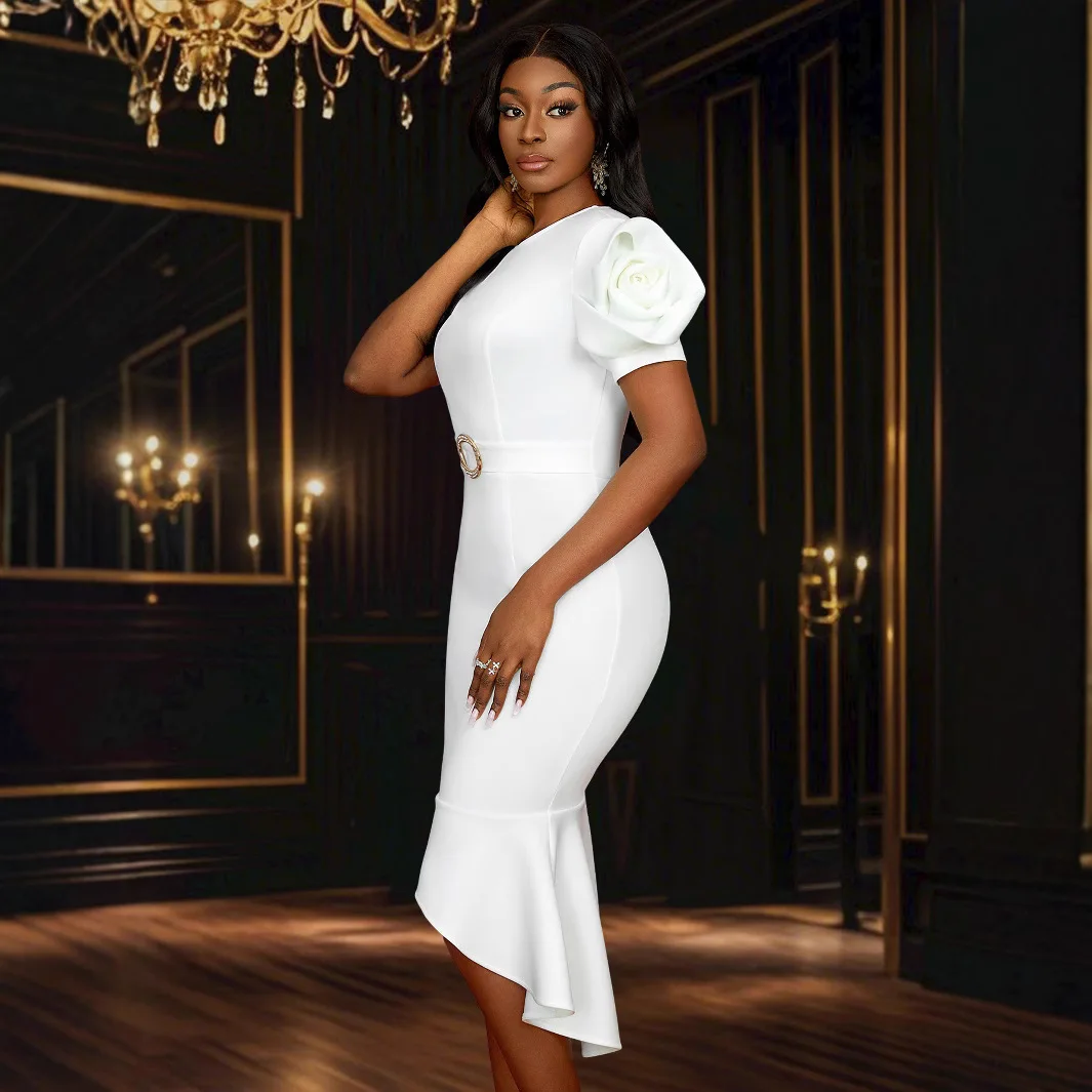 Am 050206 Abito a sirena Abito aderente sexy Casuales giapponese Donna corta 2025 Abito estivo Robe Vestido Donna Party