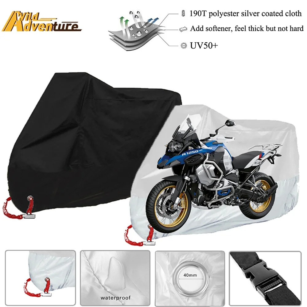 

Motorcycle Cover Travel Waterproof Outdoor Dustproof Rain Dust Anti UV For VOGE DS 900 900DSX For BMW F900XR Protector Cover 4XL