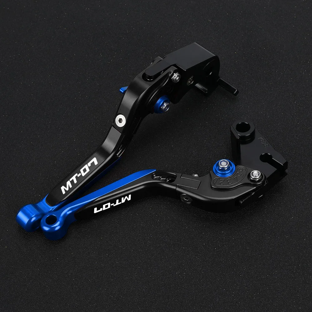 MT-07 2024 2023 2022 Brake Clutch Levers Handlebar Hand Grips Ends For YAMAHA MT07 MT 07 2014 2015 2016 2017 2018 2019 2020 2021