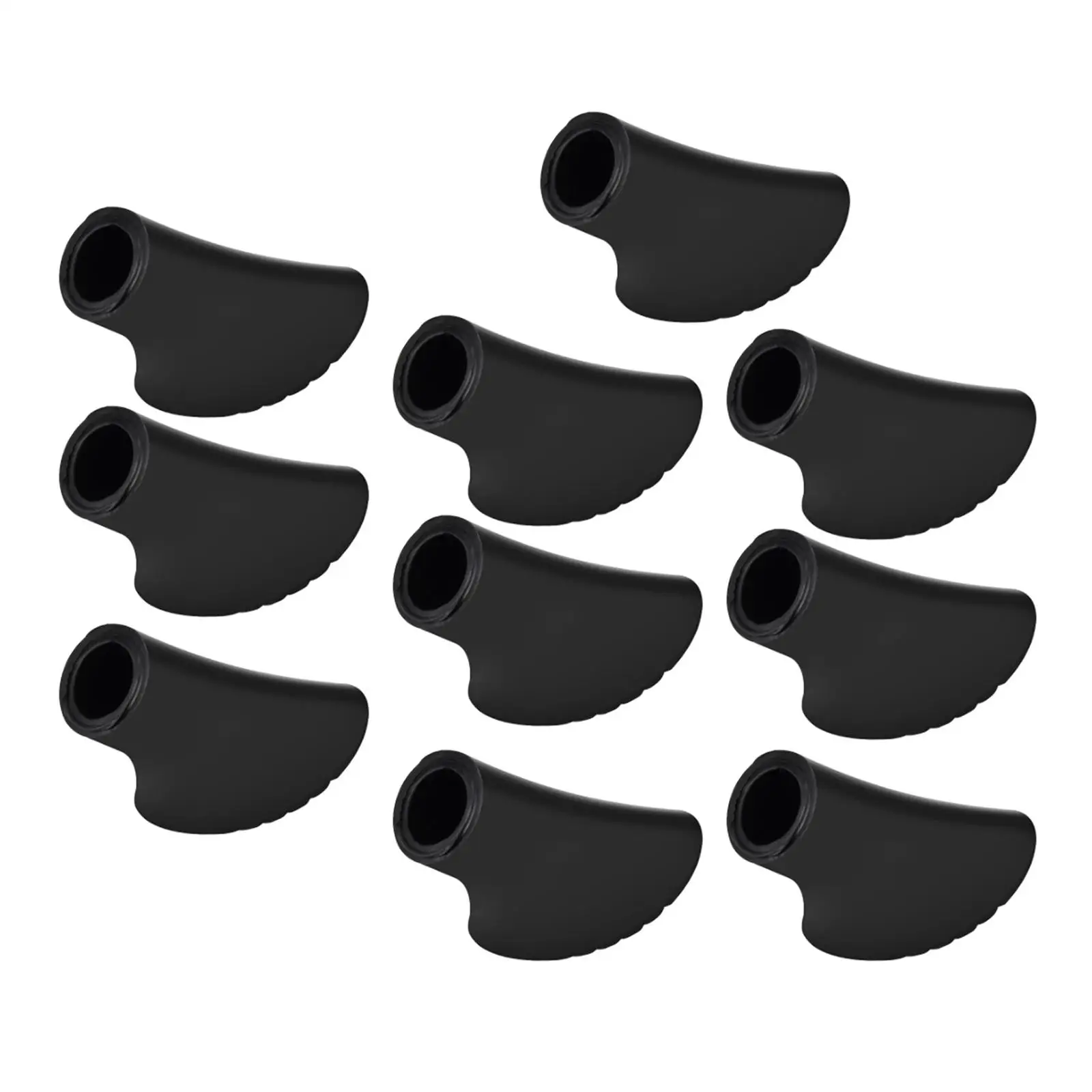 10Pcs Hiking Trekking Pole Tips Nordic Walking Pole Boot Tip Cover Antiskid