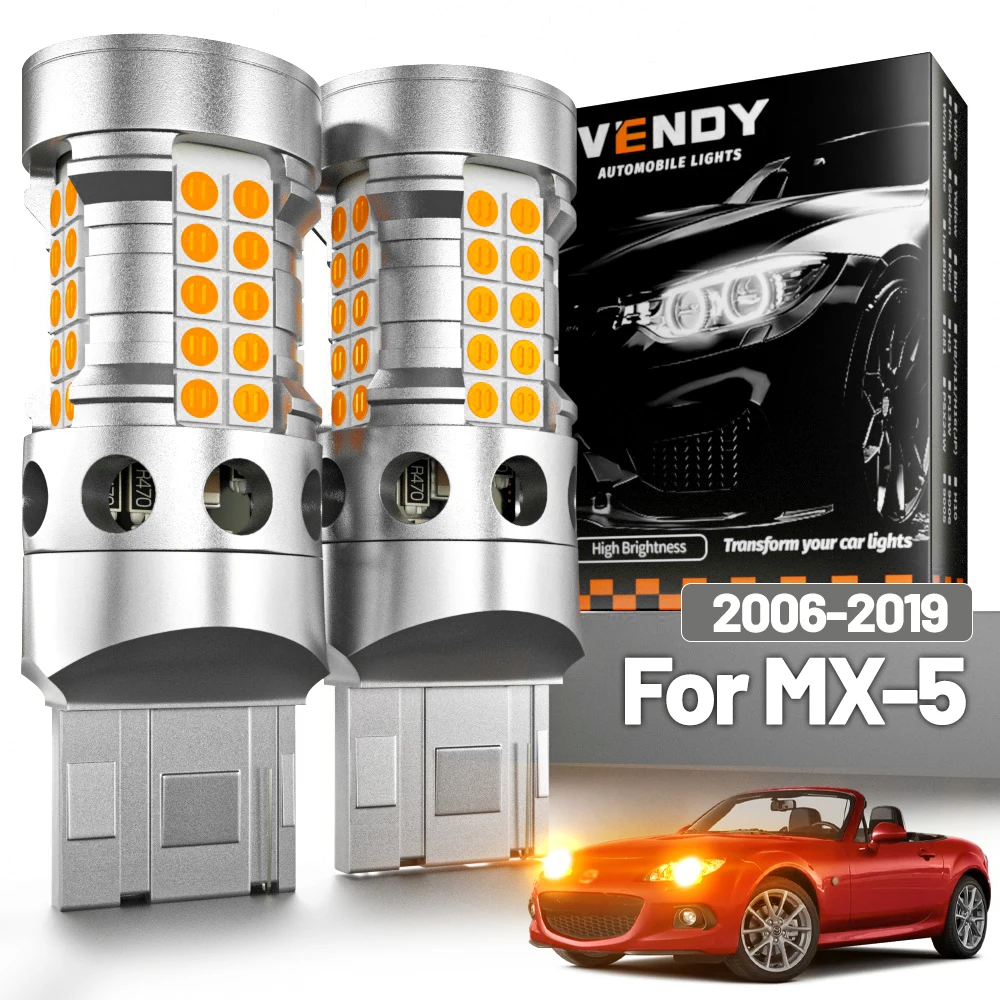 

2pcs LED Turn Signal Light For Mazda MX-5 MX 5 MX5 2006-2019 Turning Lamp 2010 2011 2012 2013 2014 2015 2016 Canbus Accessories