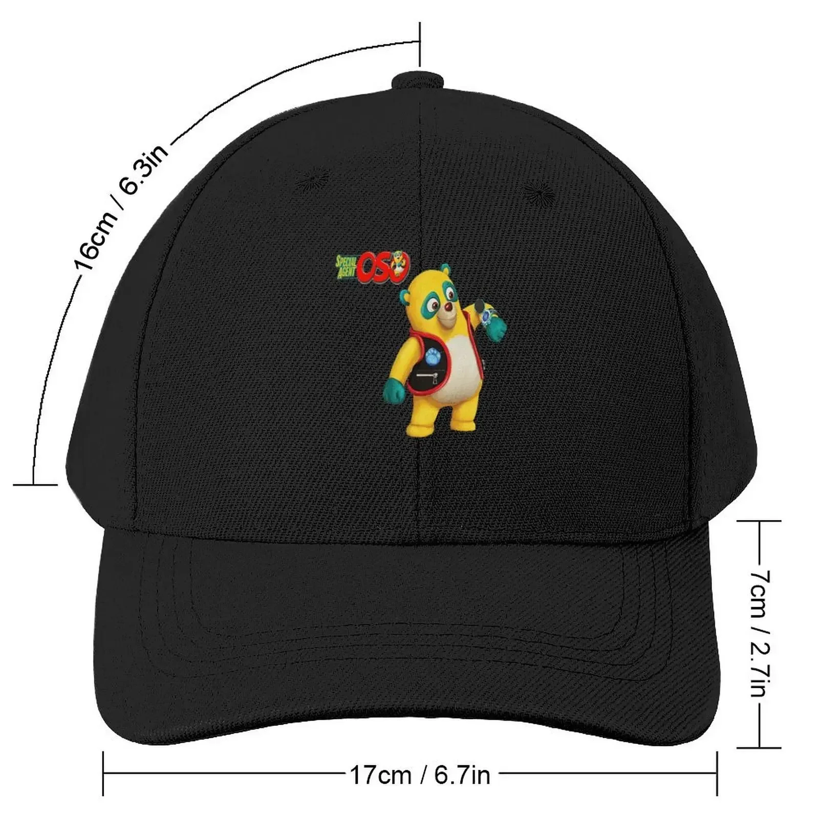 Special Agent Oso Baseball Cap Uv Protection Solar Hat derby hat Luxury Hat western Men's Women's