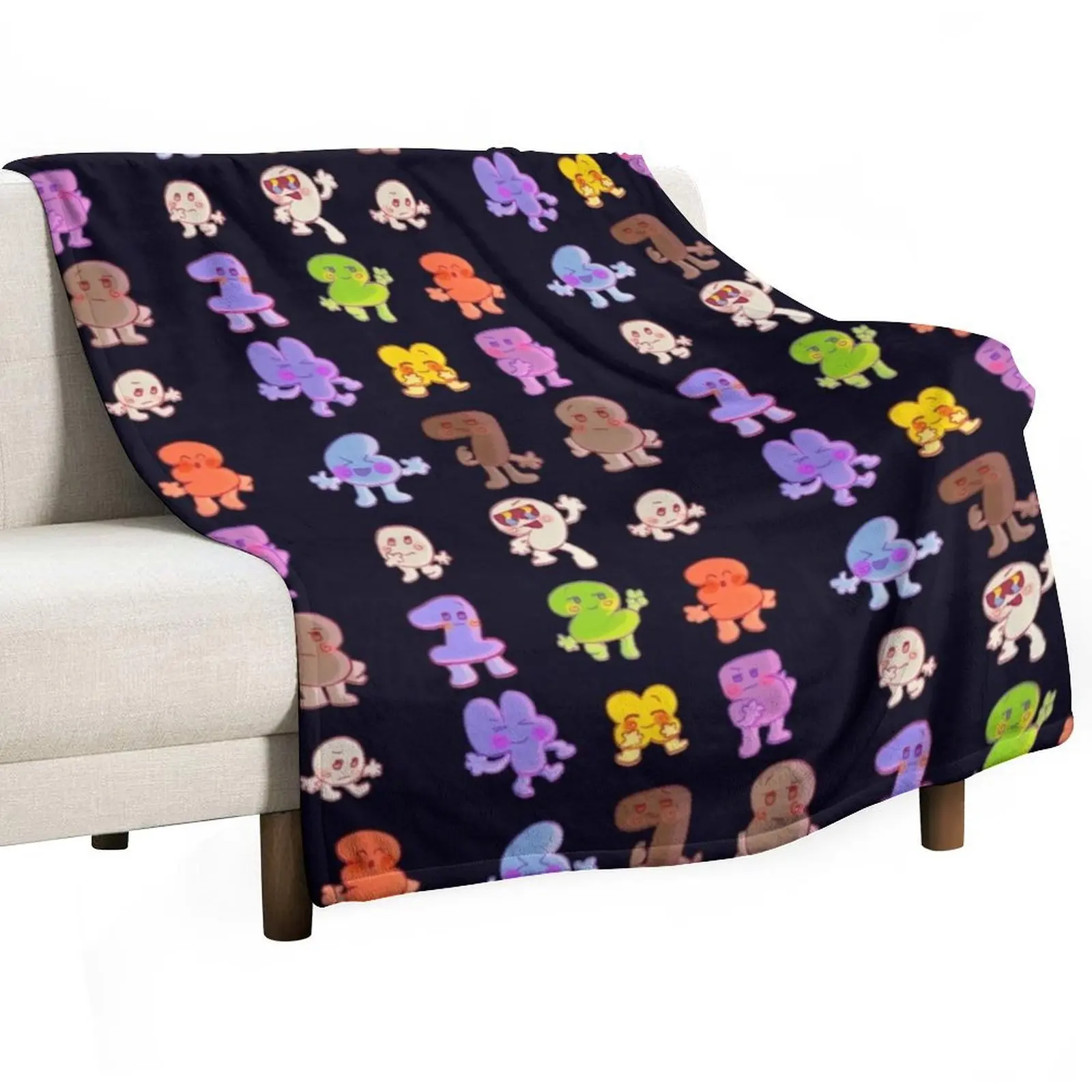 

BFB All Numbers Algebraliens Pack Throw Blanket Retros For Decorative Sofa for sofa Vintage Blankets