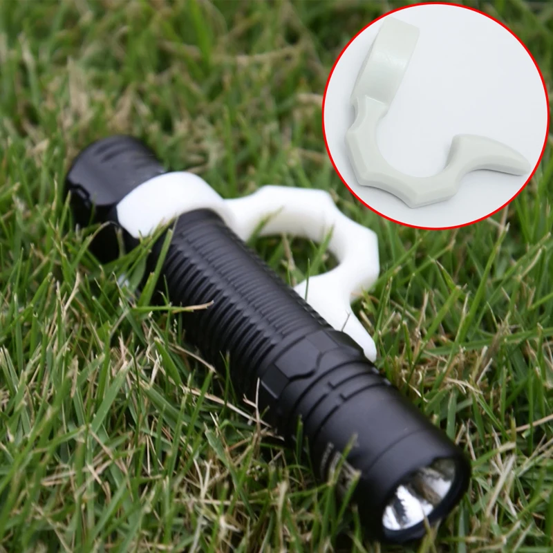 1PCS For NITECORE EDC31 Flashlight Anti-drop Finger Ring Lightweight Grip Ring Snap-On Tool-Free Portable Outdoor Accessories