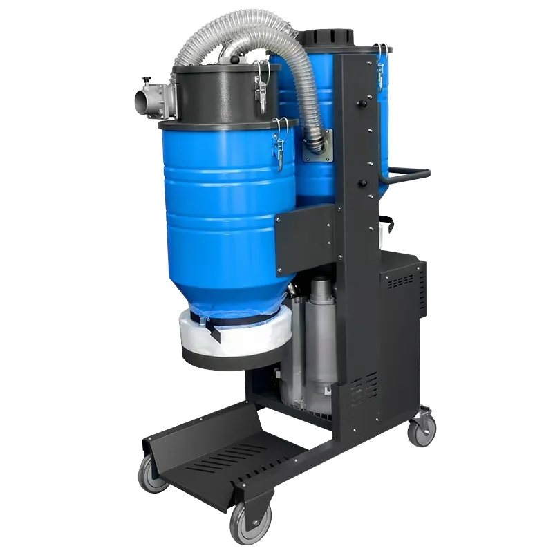 

220v Continuous Bagging Electric Back-blowing Industrial Vacuum Cleaner Secondary Filtration Dust Shock Back-blowing Features