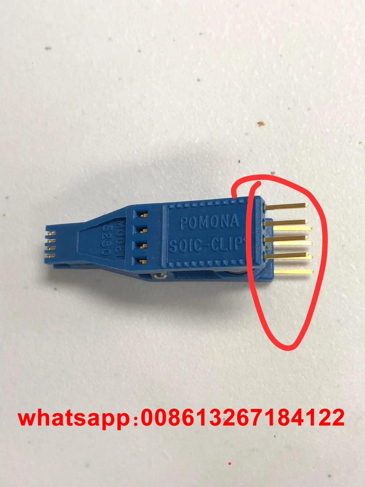 Juego completo Eeprom Clip Pomona Soic Clip 5208 dip 8 pines y 5250 soic 8 pines con 5251 soic 14 pines
