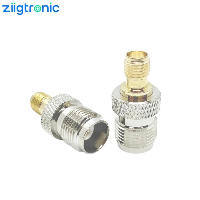 RF Coaxial Connector TNC Female jack to SMA Female Adapter High Quanlity Brass Antenna 50ohm