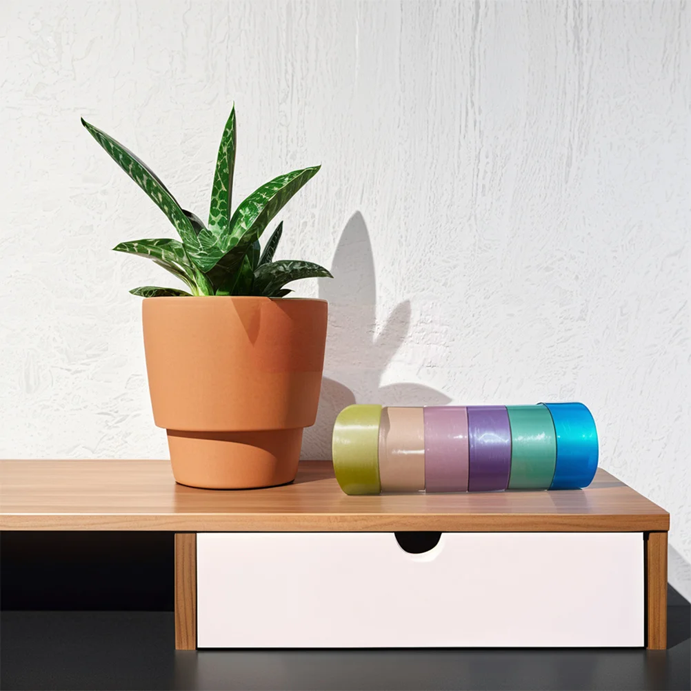 

12 Rolls Sticky Ball Tapes Colored Adhesive Tapes DIY Creative Fun Accessory Durable Safe Play Improve Hand Eye Coordination