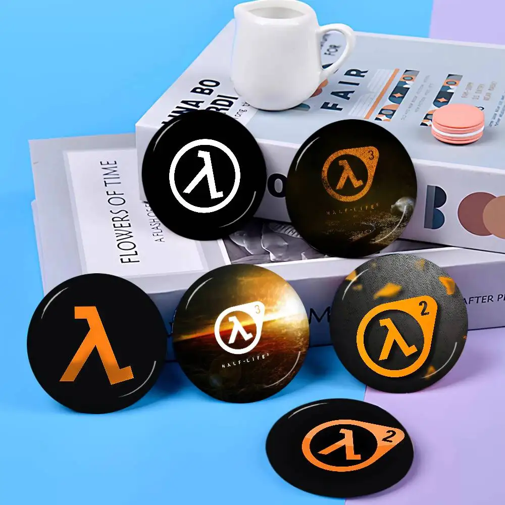 Game Half Life Foto-Broschen Kreative Runde Anstecknadeln Geschenke Pins 32/44/58mm