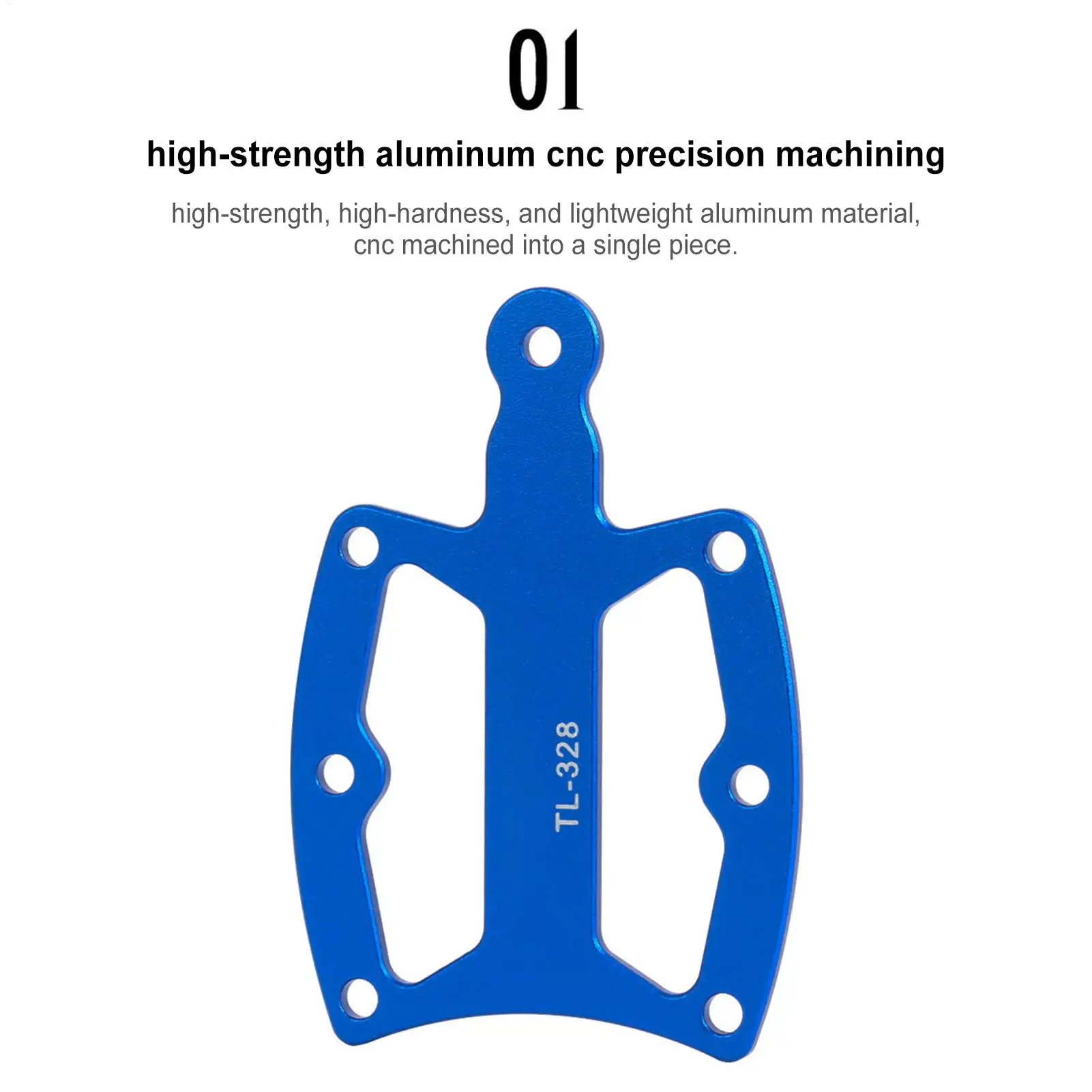 Bike Chainring Wear Indicator Gauge Durable Metal Measuring Tool Accurate Size Check Accessory for Daily Bicycle Inspection