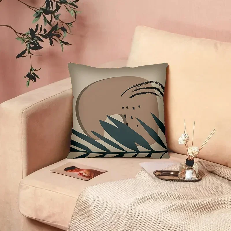 

Painting Irregular Pattern Printed Soft Square Pillowslip Polyester Cushion Cover Pillowcase Living Room Home Decor