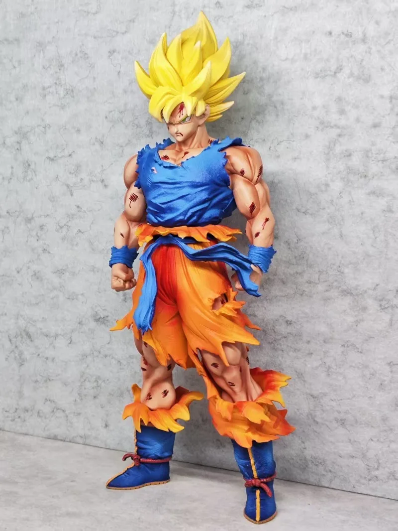 28 سنتيمتر/11 بوصة لعبة دراغون بول أنيمي شخصية سوبر سايان جوكو JMY نسخة البلاستيكية عمل نموذج لجسم تمثال الديكور الحلي لعبة #5