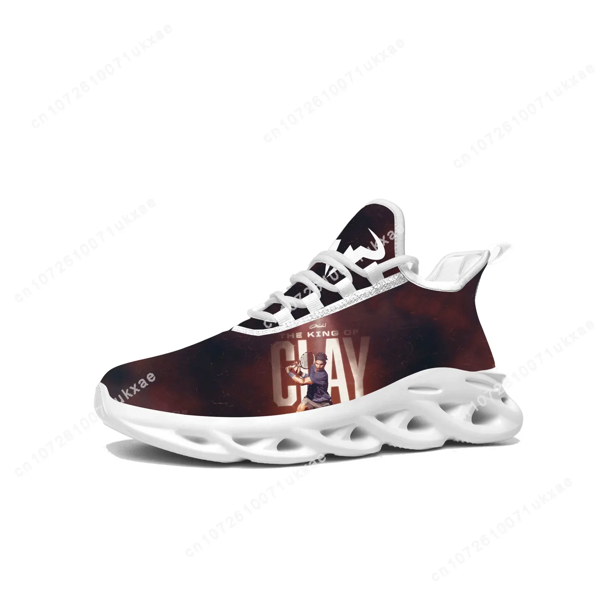 Rafael Nadal Tennis Player Flats Sneakers Mens Womens Sports Shoes High Quality Sneaker Lace Up Mesh Footwear Custom Made Shoe