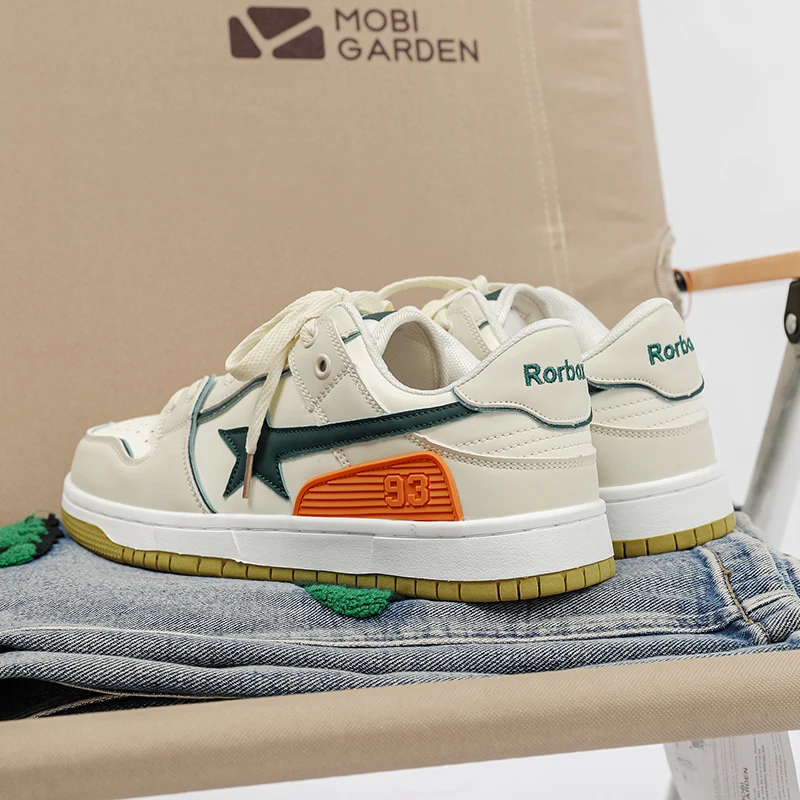 Men Shoes Sneakers Comfortable Mens Running Shoes Brand Trainers Lace up Platform Skateoard Shoes Hip Hop Footwear