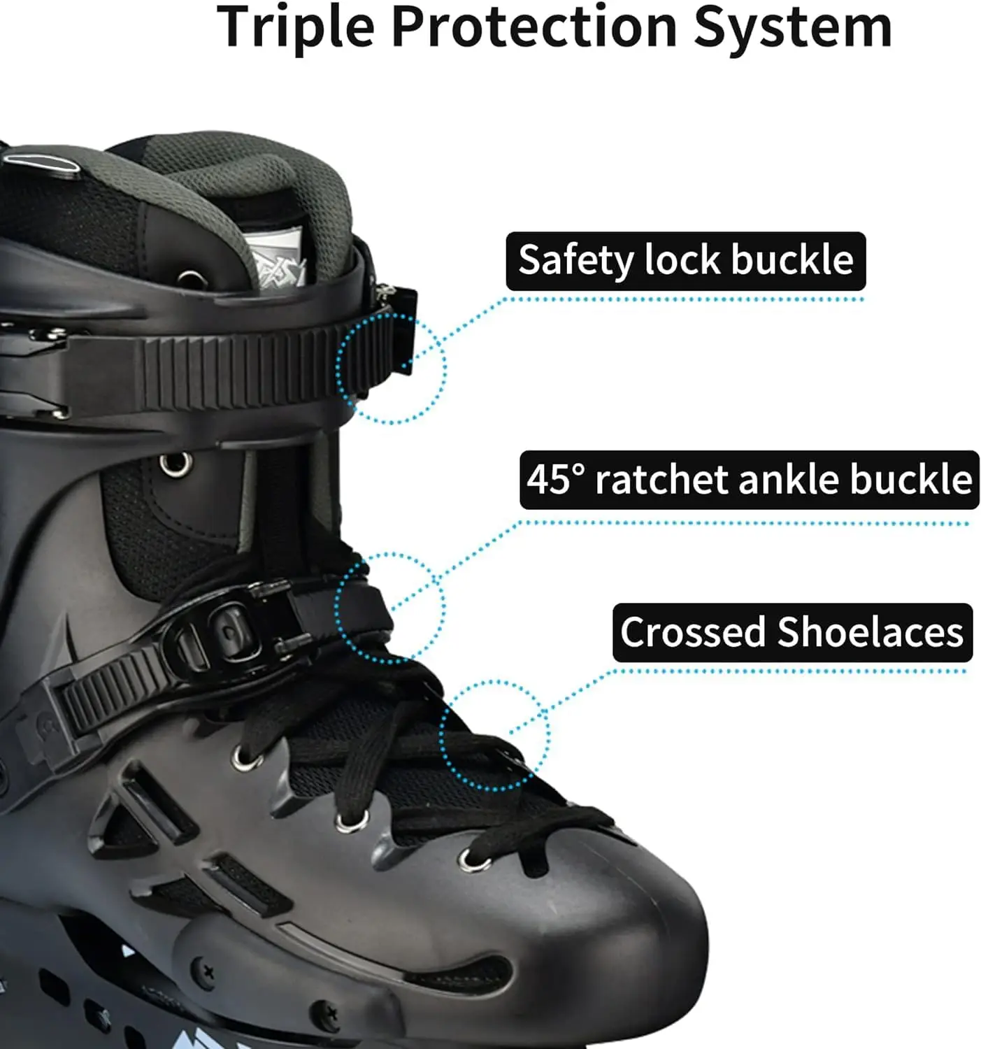 MICRO MT PLUS -Basic Color, Adult Hard-Shell Performance Inline Skates, FSK, Professional Roller Skate Shoes For Beginner