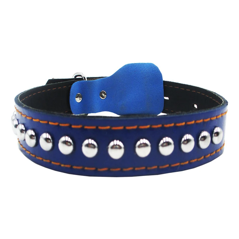 Hot Popular Greyhound Collar Dog Training Collars Necklace with Studded Cow Leather Collar for Small Dogs Puppy Dog Accessories