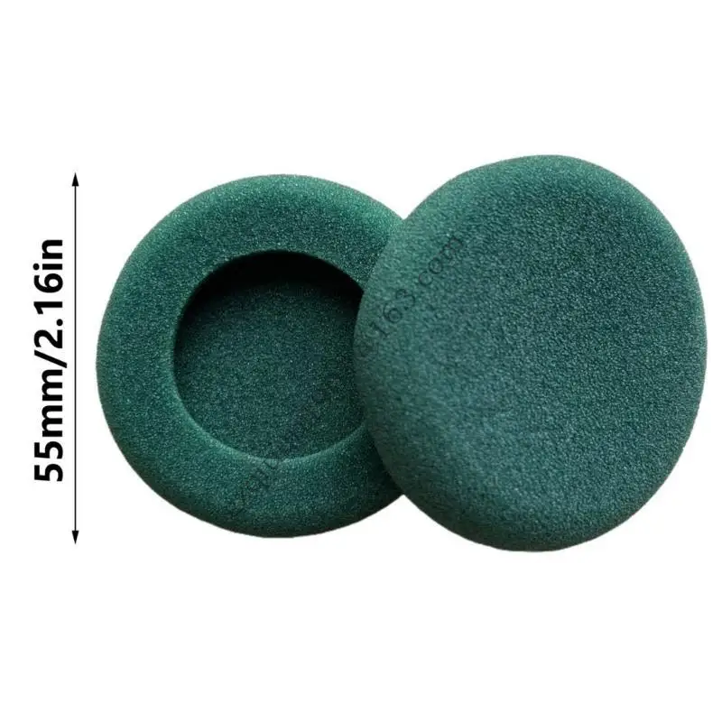 2pcs повторно используемые наушники наушники наушники ушные подушки с потом Presescent Easy Clean для игровых наушников Earpad