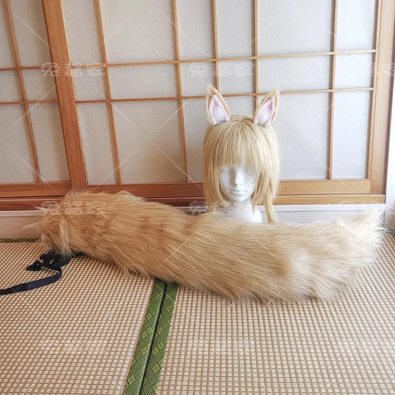 Game Arknights Młynar Cosplay  Ear Tail For Hallowen Lappland  Role Play Outfit Props