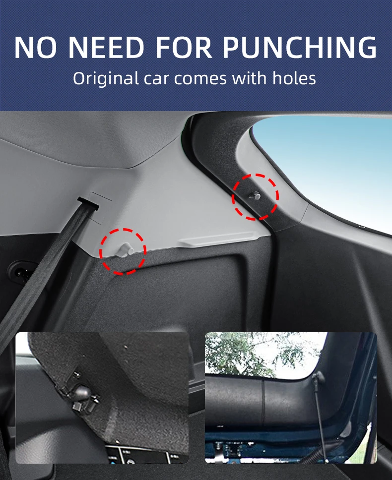 For Chery OMODA Not-retractable Trunk Cargo Cover Parcel Rack Shield Privacy Auto Decoration Interior Accessories