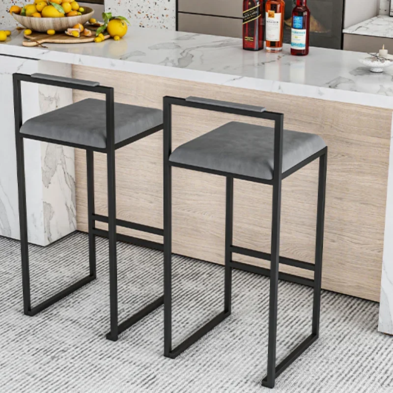 Luxury Modern Bar Stools - White Designer Chairs Kitchen Highchairs Counter Taburetes Altos Cocina Outdoor Furniture