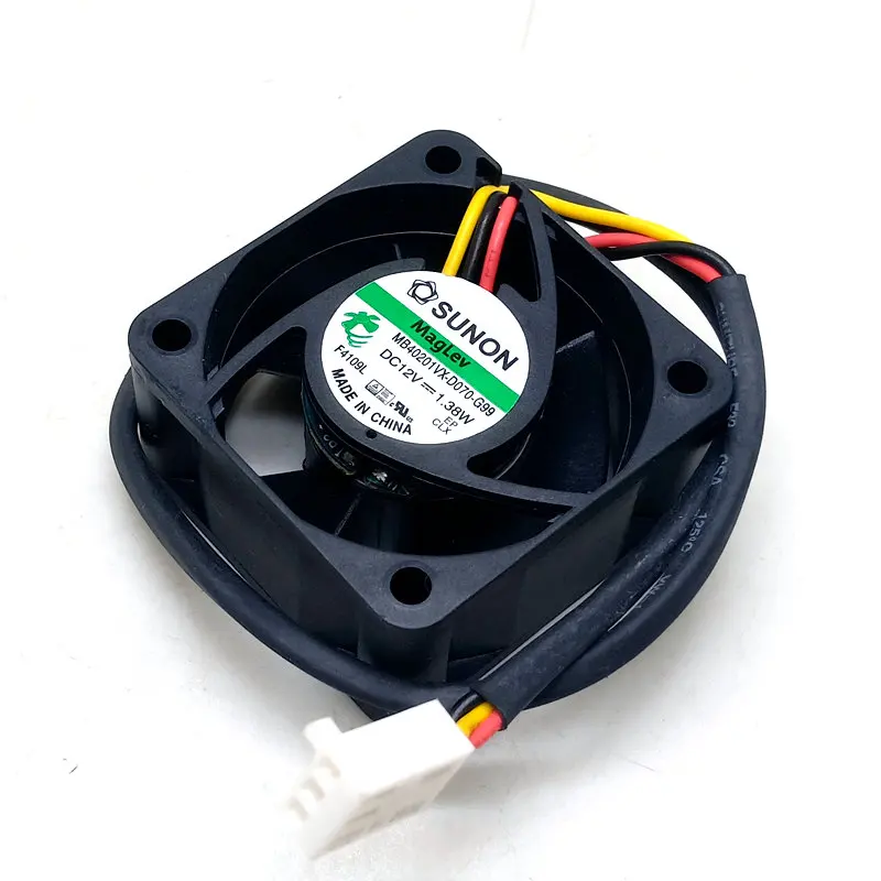 MB40201VX-D070-G99 DC12V 1.38W 40x40x20MM 4cm 3Lines Cooling fan